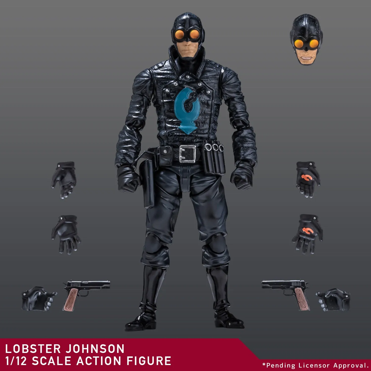 1000 Toys Hellboy 30th Anniversary Lobster Johnson (1:12 Scale)