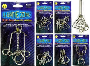 11808 - U-GAME ZONE IQ WIRE PUZZLE