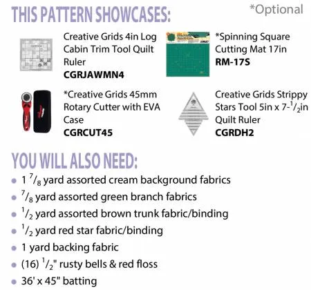 #2 Pencil Tree Quilt Pattern