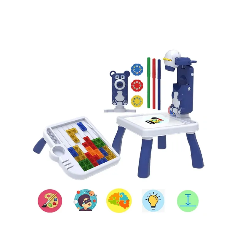 24 Patterns Kids Projector Painting And Drawing Table - Ab-383