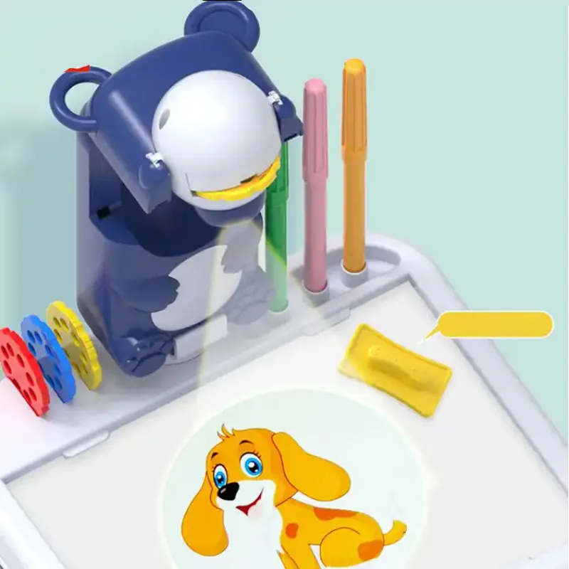 24 Patterns Kids Projector Painting And Drawing Table - Ab-383