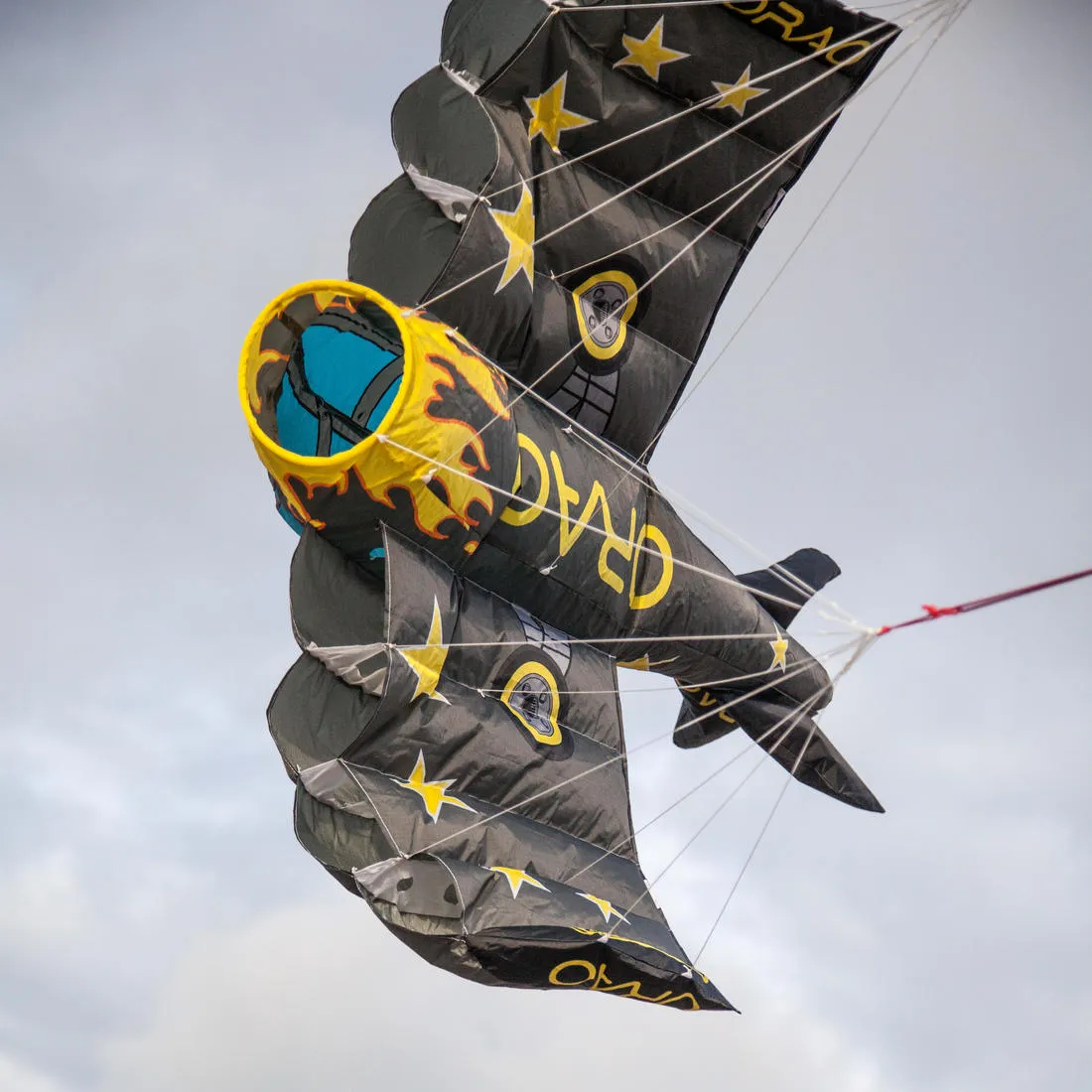 3D Plane 180 Kids' Stunt Kite - Adventure Colours