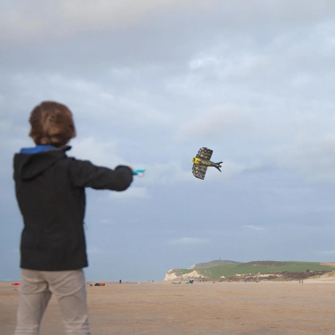 3D Plane 180 Kids' Stunt Kite - Adventure Colours
