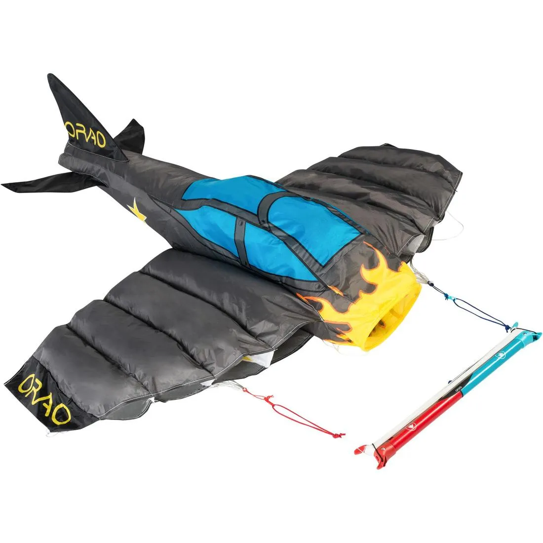 3D Plane 180 Kids' Stunt Kite - Adventure Colours