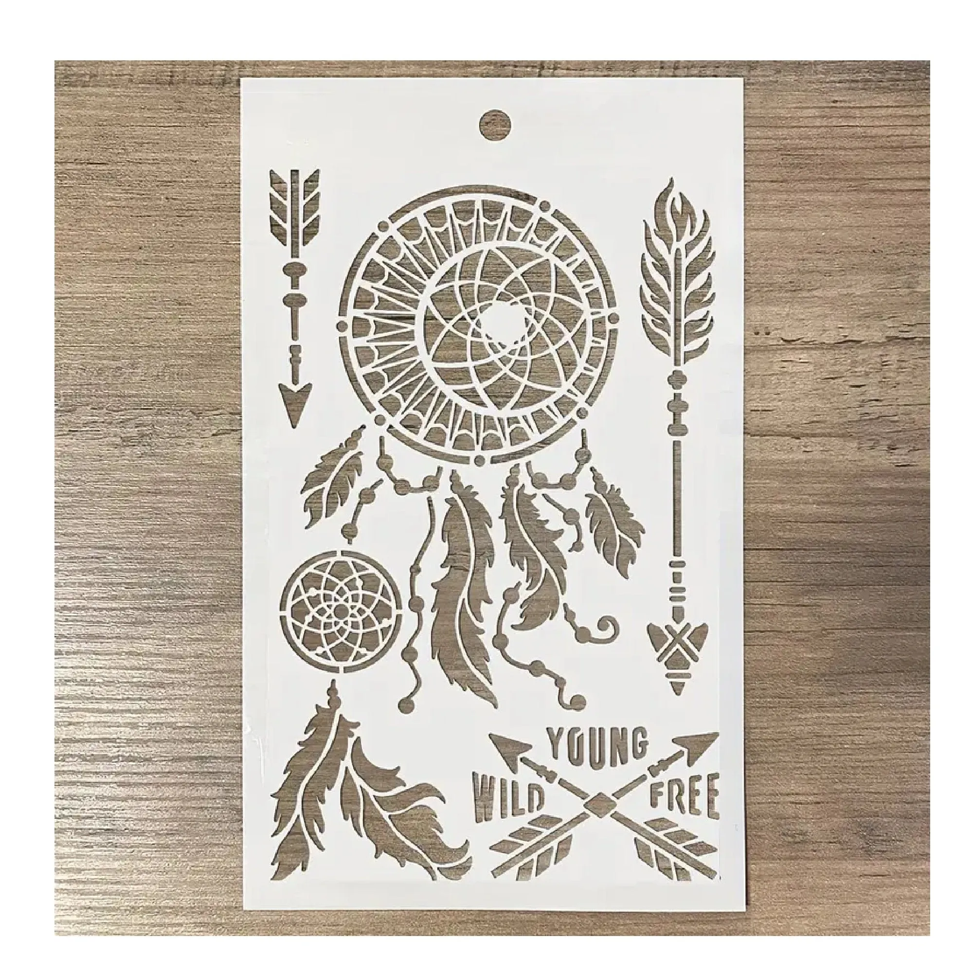 5X8In 1Pc Indian Dreamnet DIY Layering Stencils Painting Decorative Template