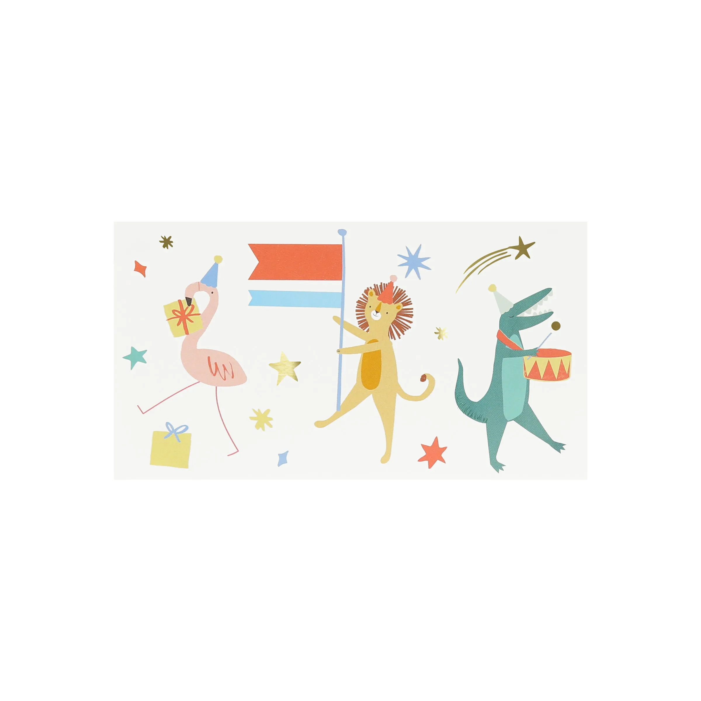Animal Parade Tattoos (x 2 sheets)