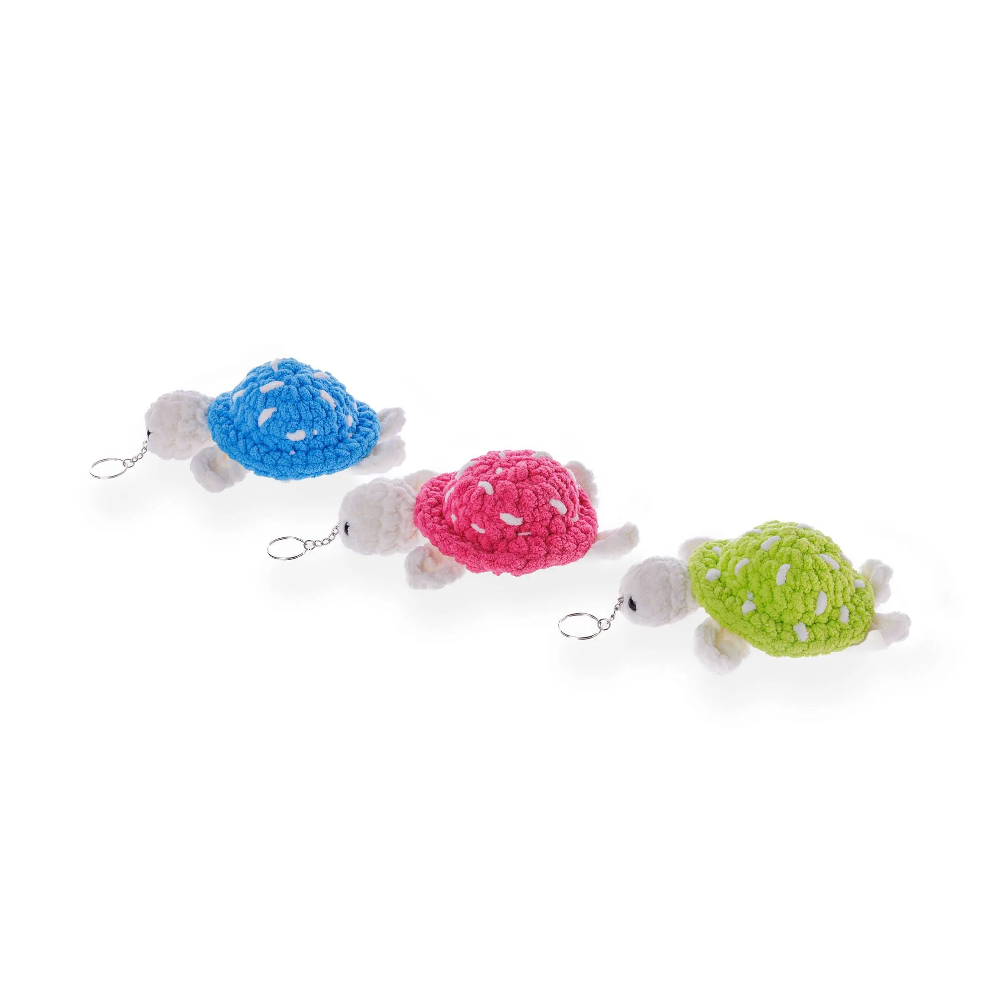 Bernat Mushroom Turtle Crochet Charms