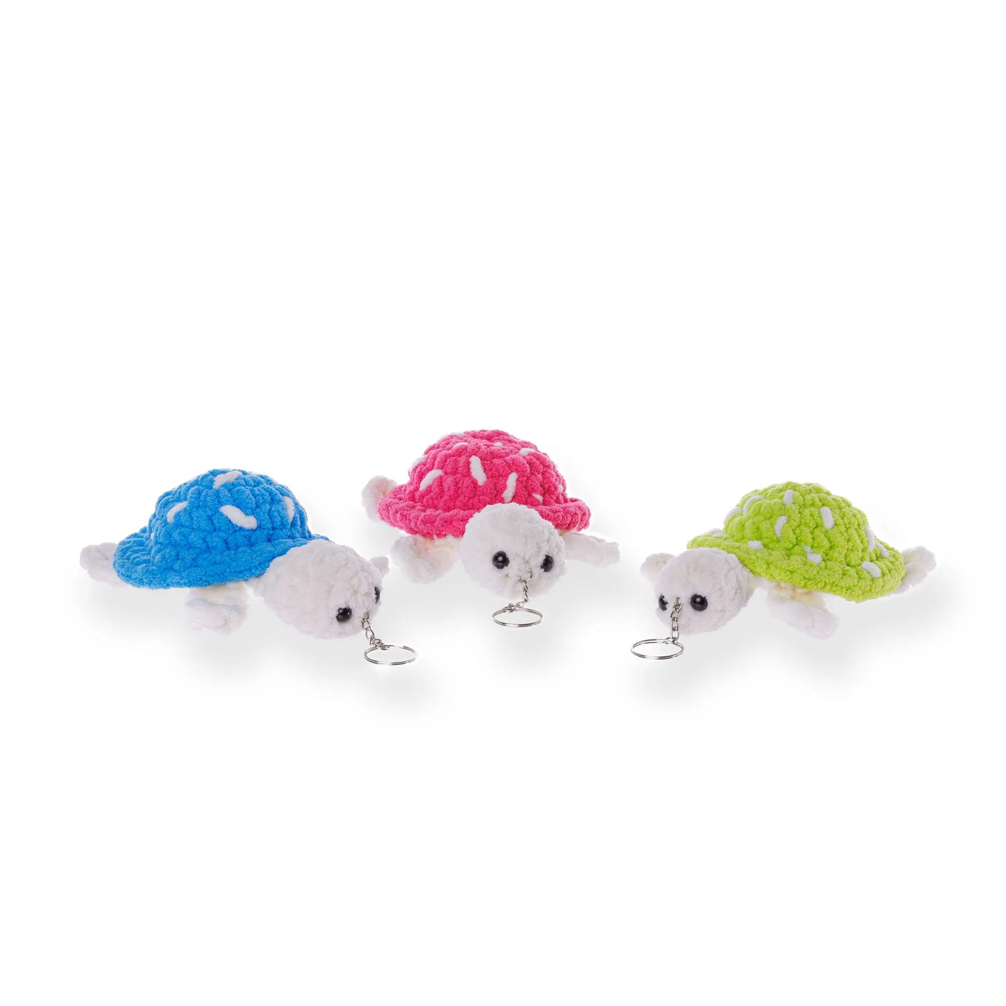 Bernat Mushroom Turtle Crochet Charms