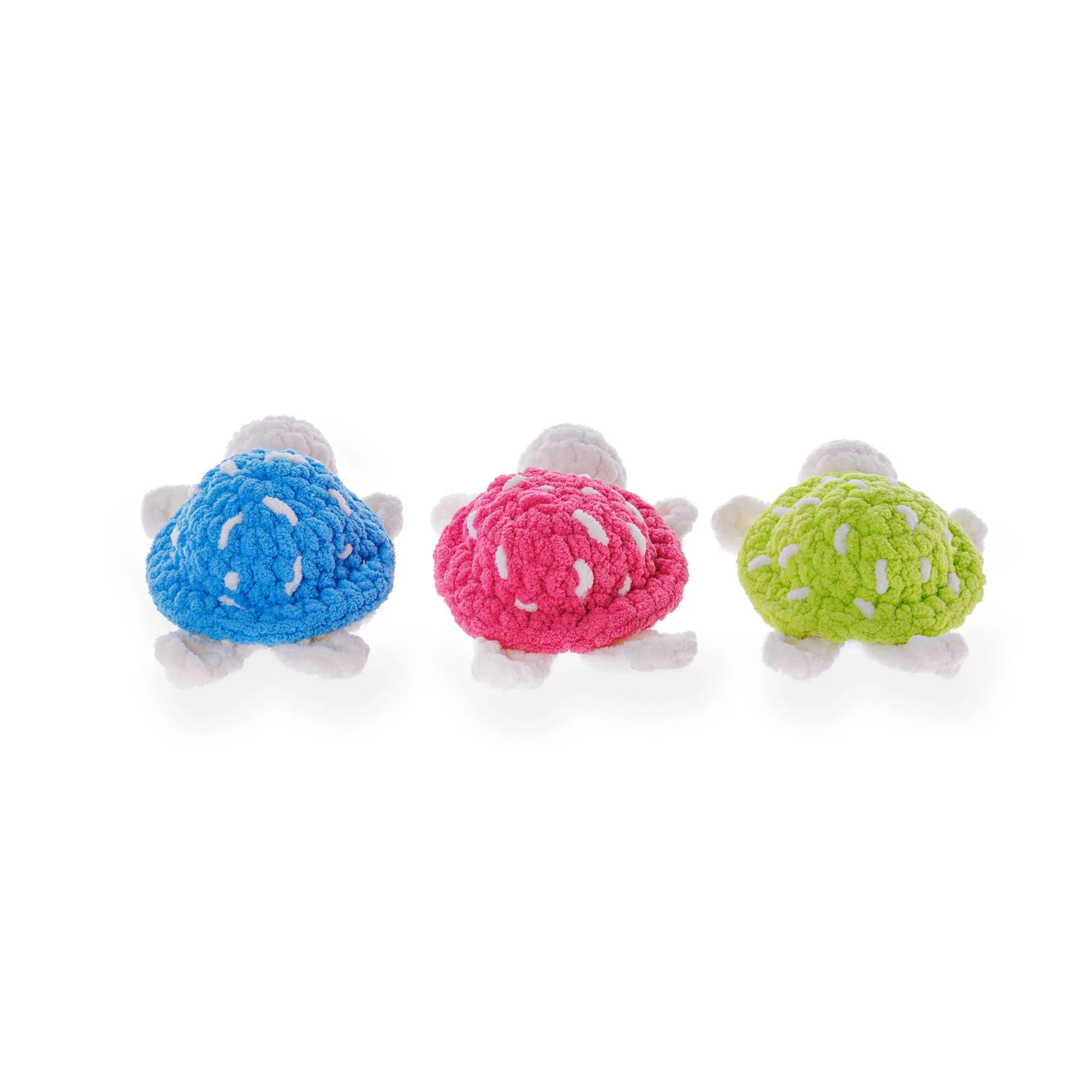 Bernat Mushroom Turtle Crochet Charms