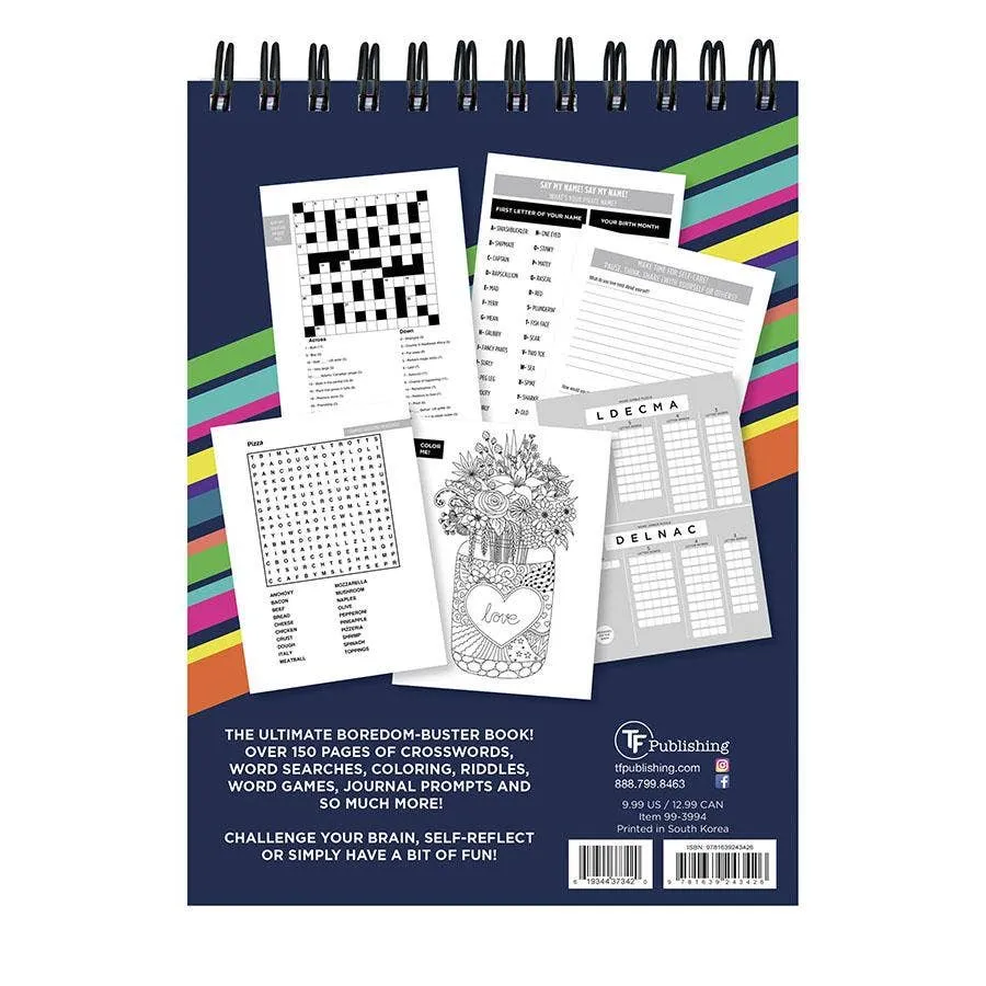 Brain Games Puzzle Book Spiral Puzzle Pad