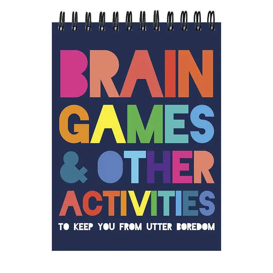 Brain Games Puzzle Book Spiral Puzzle Pad