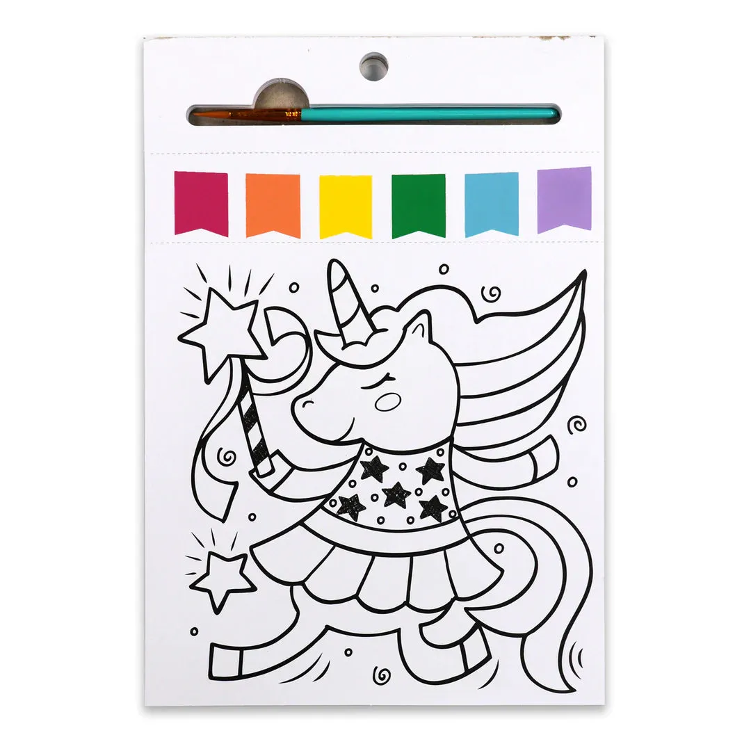 Bright Stripes - Paint Pages - Magical Creatures