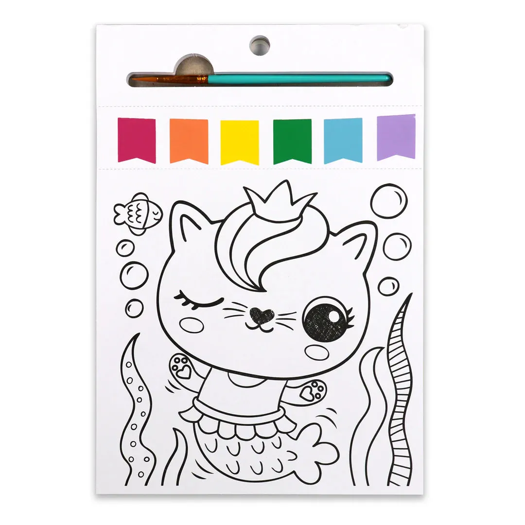 Bright Stripes - Paint Pages - Magical Creatures
