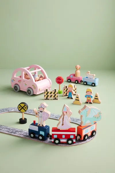 Construction Wood Toy Set