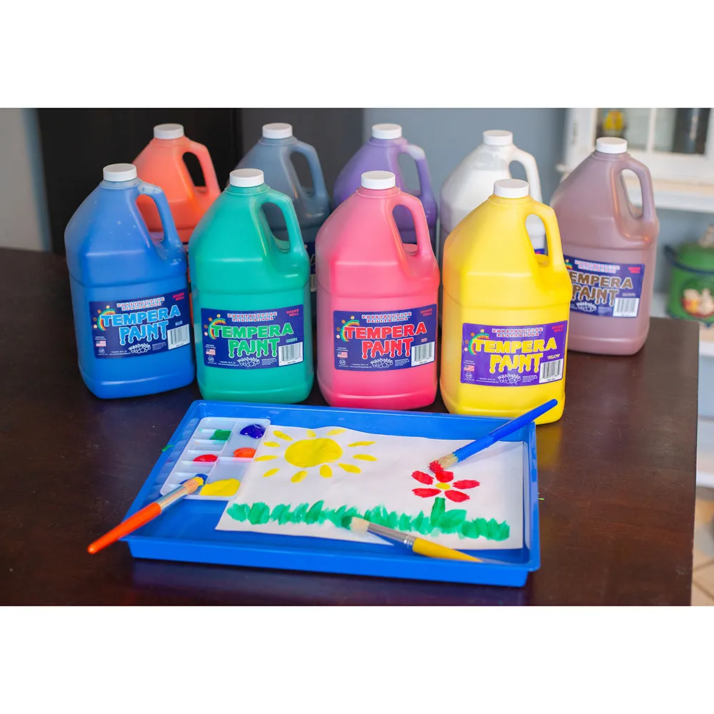 Constructive Playthings® Washable Tempera Gallon Paint - Set of 9 Colors