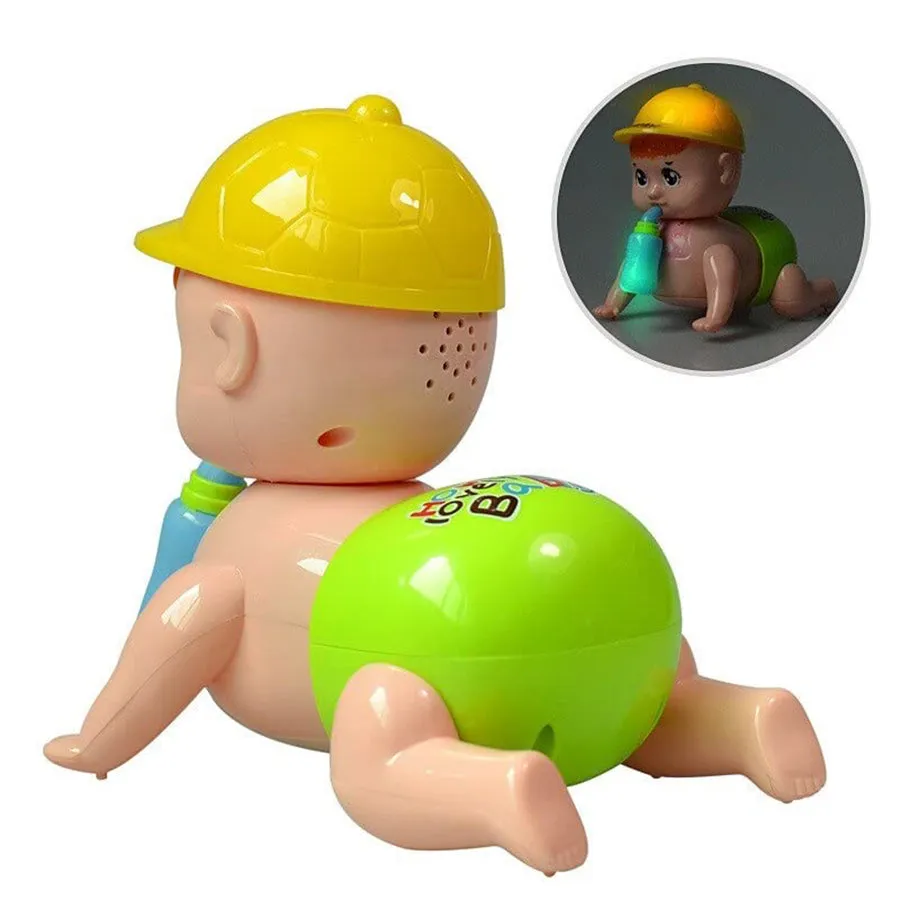 Crawling Toy with Battery-Operated Music and Light: Fun Toy for Kids on the Move