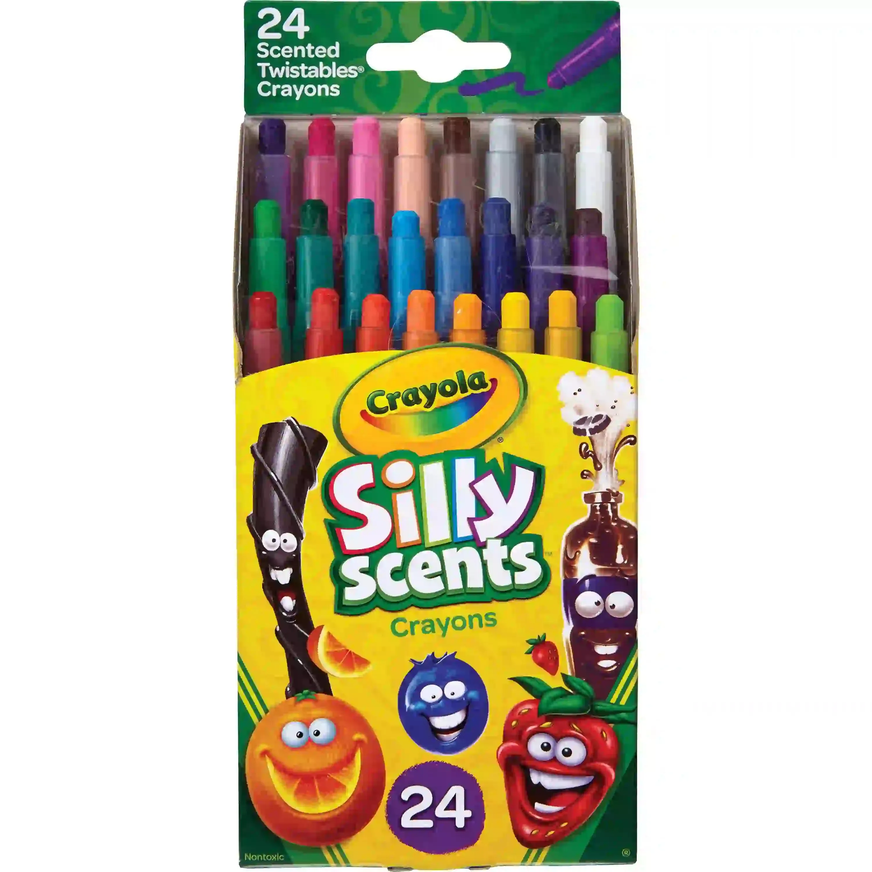 Crayola 24 Silly Scents Mini Twistables Scented Crayons