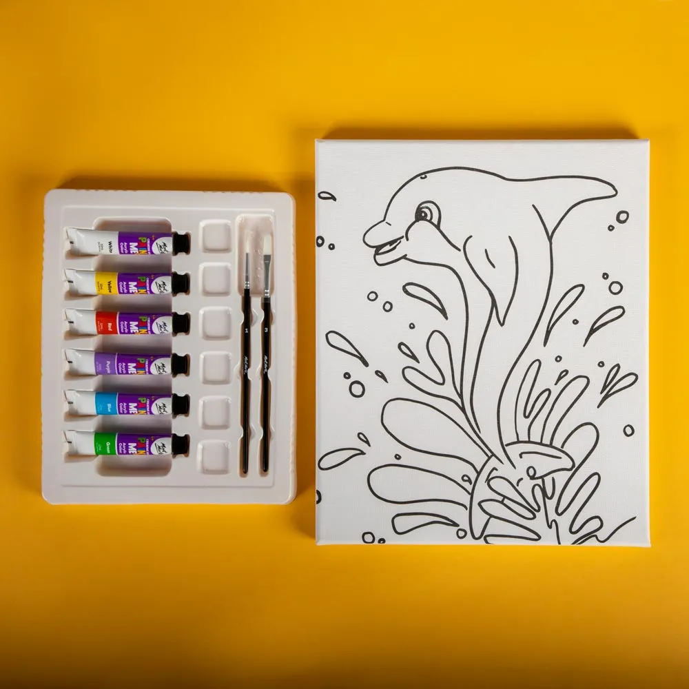 Creative Kids Paint Me Set 9pc - Dolphin
