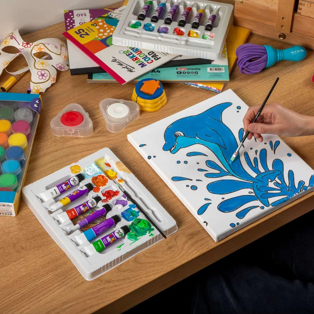 Creative Kids Paint Me Set 9pc - Dolphin