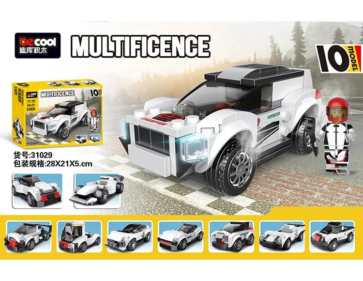 Decool Speed Vehicle Building Blocks 31029 - 172 Pieces