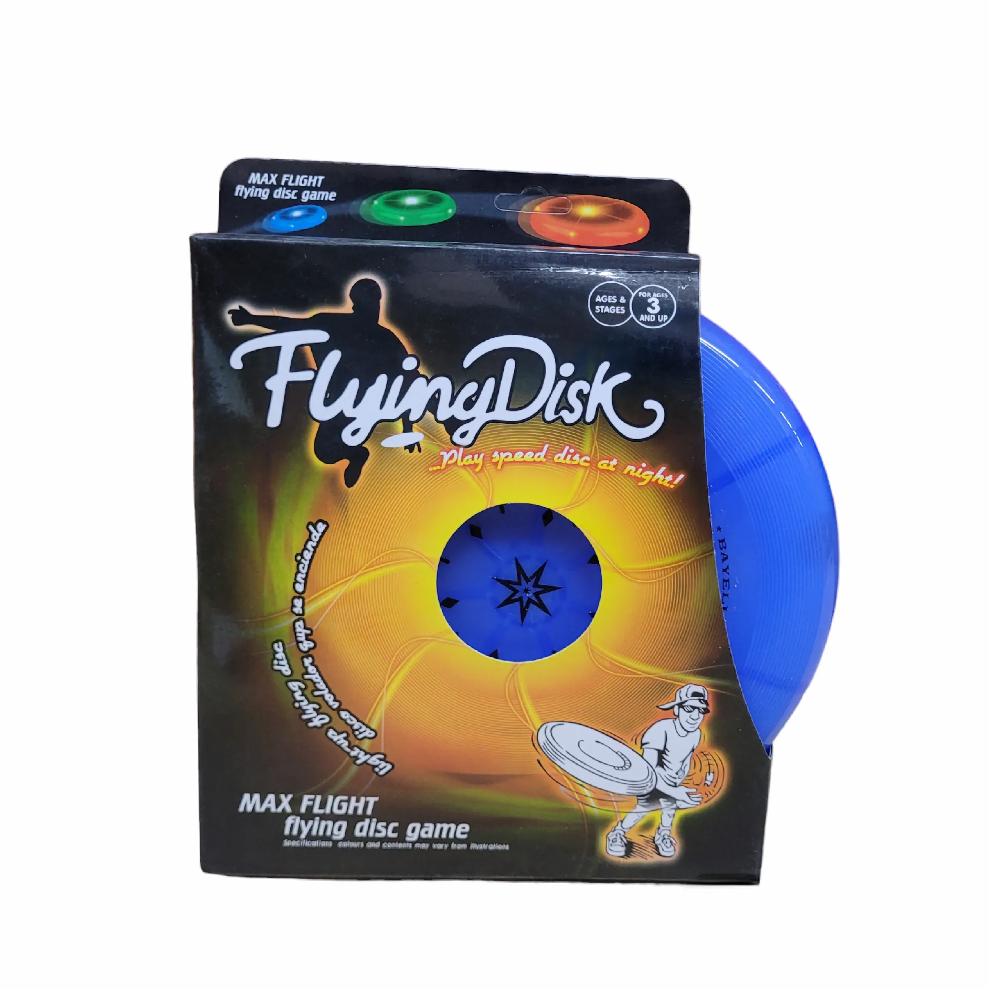 Flying Disk Flashing LED Frisbee - Bargain Basement