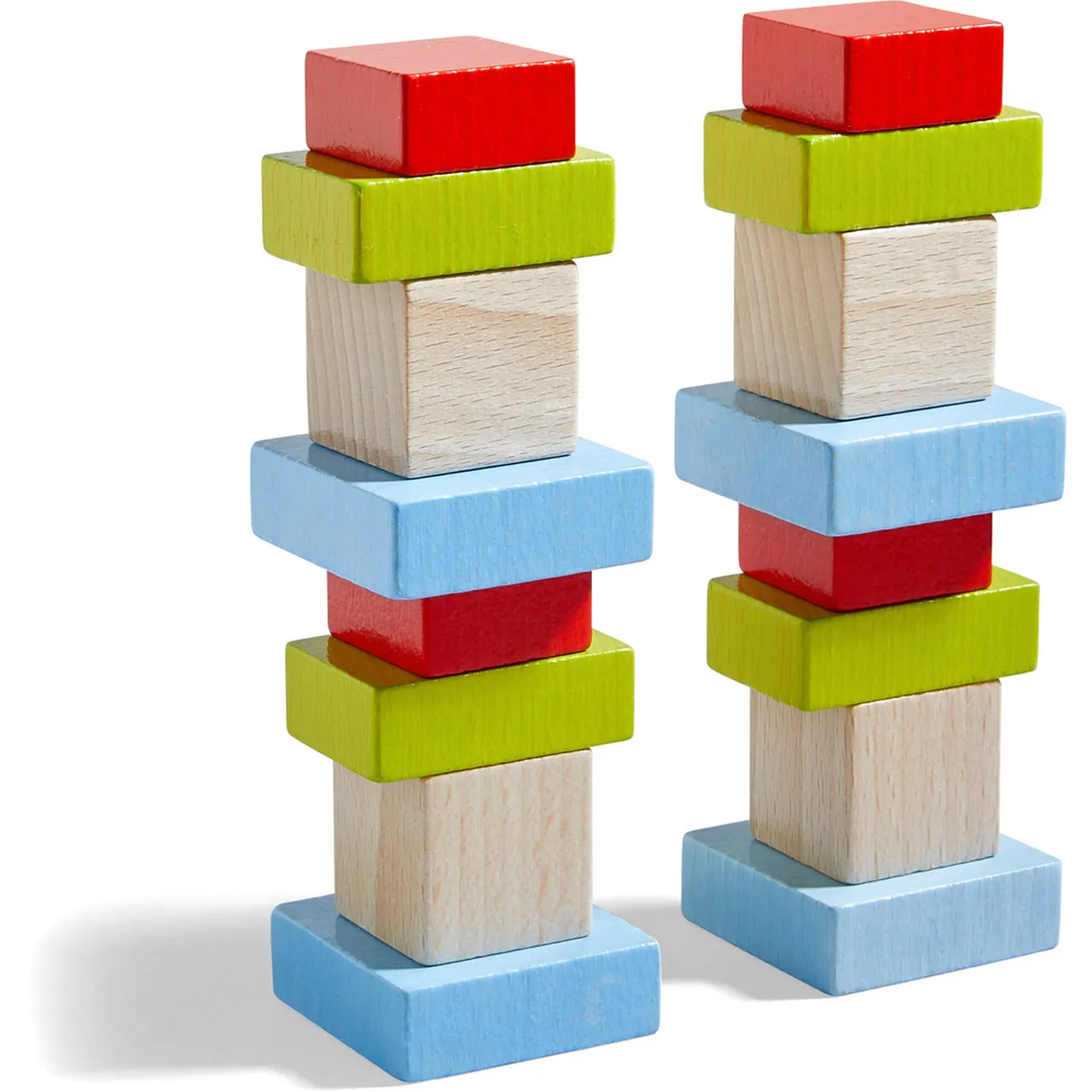 Four by Four 3D Arranging Game Wooden Building Blocks