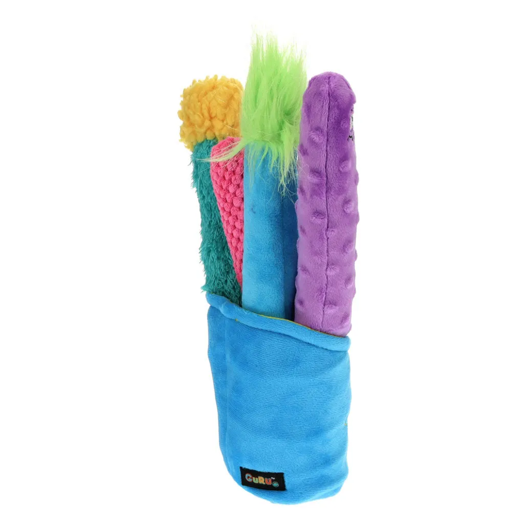 GURU Fry Guys Set Dog Toy, 5-pack