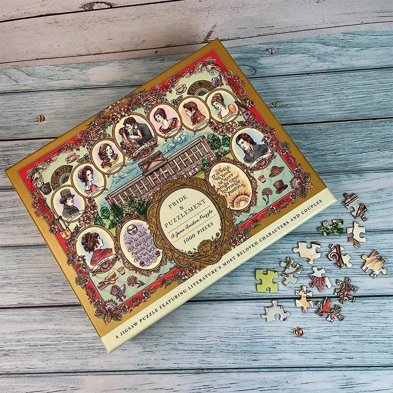 Jane Austen Jigsaw Puzzle - Pride and Puzzlement 1000 piece