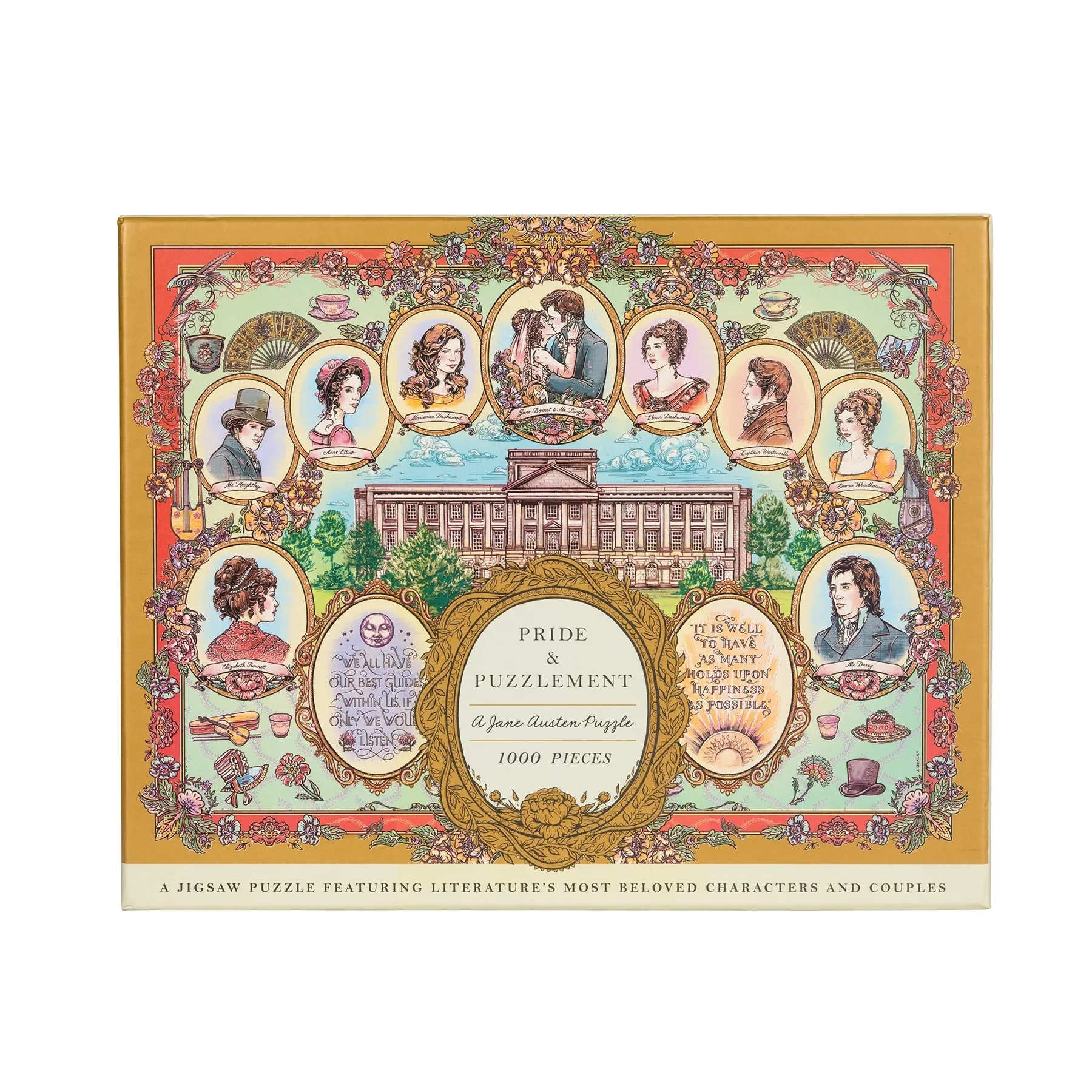 Jane Austen Jigsaw Puzzle - Pride and Puzzlement 1000 piece