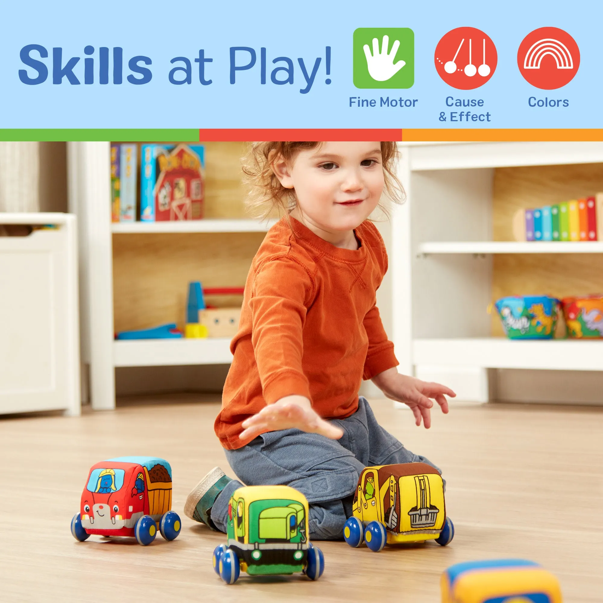 K's Kids Pull-Back Construction Vehicles