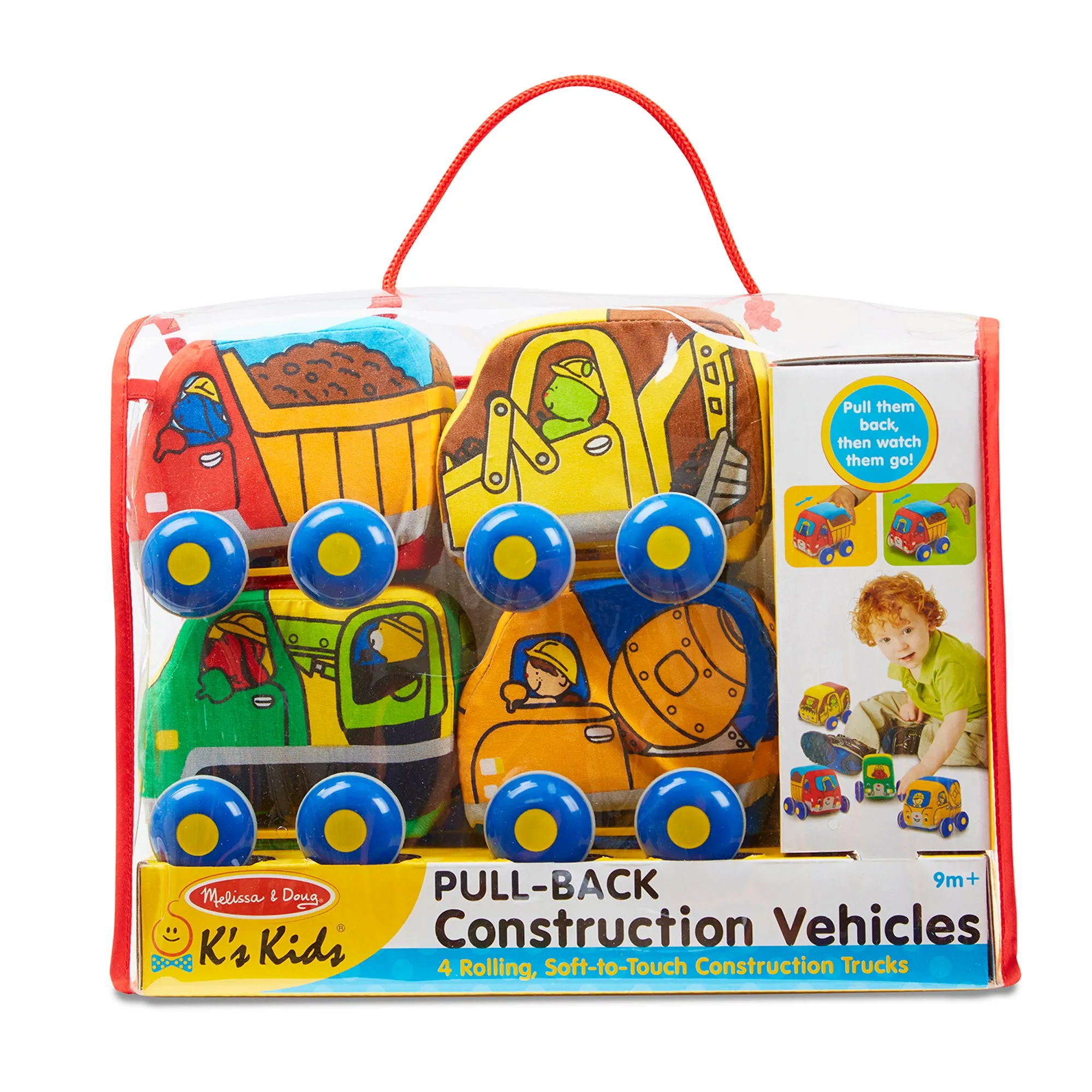 K's Kids Pull-Back Construction Vehicles