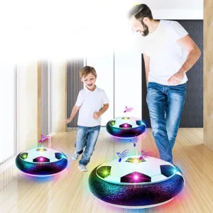 LED Light Music Hover Soccer Ball Toy for Kids Electric Floating Football Perfect for Outdoor Sports