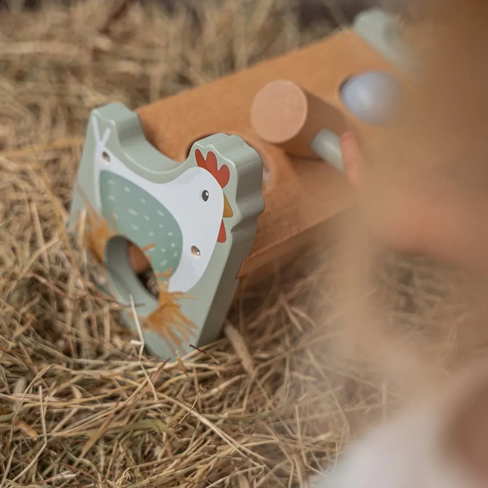 Little Dutch Pounding Bench With Rolling Balls - Little Farm