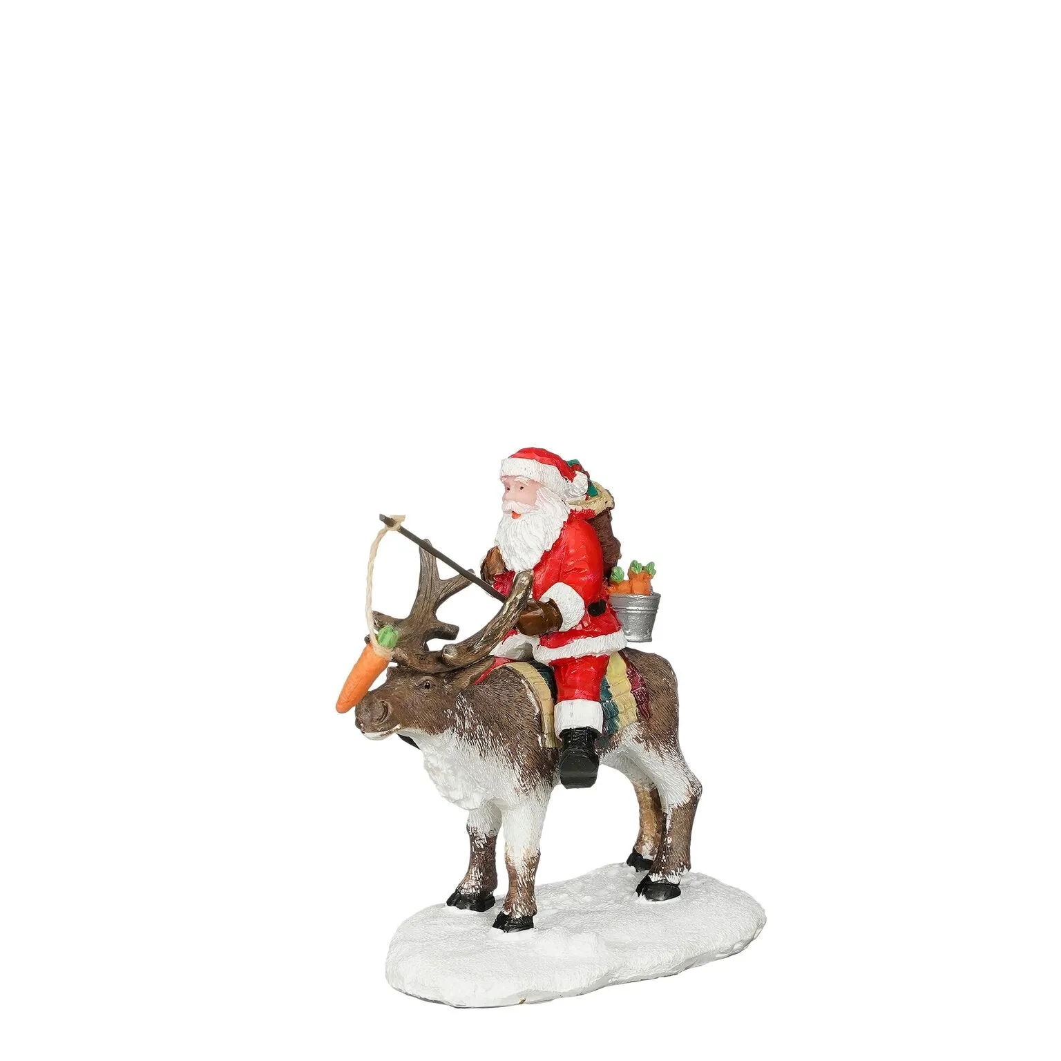 Luville Collectables 10cm Lure Rudolf Christmas Village Ornament - 1163008