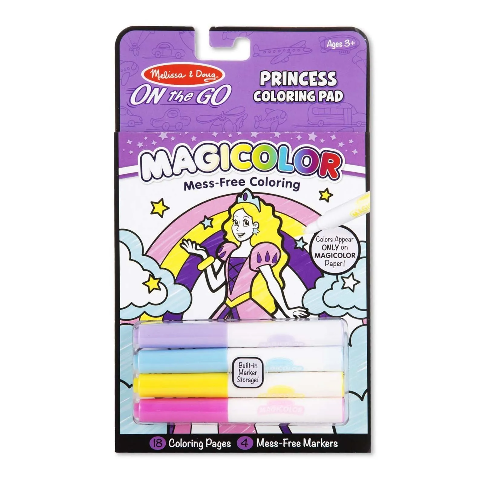 Melissa And Doug On The Go Magicolor Princess Coloring Pad