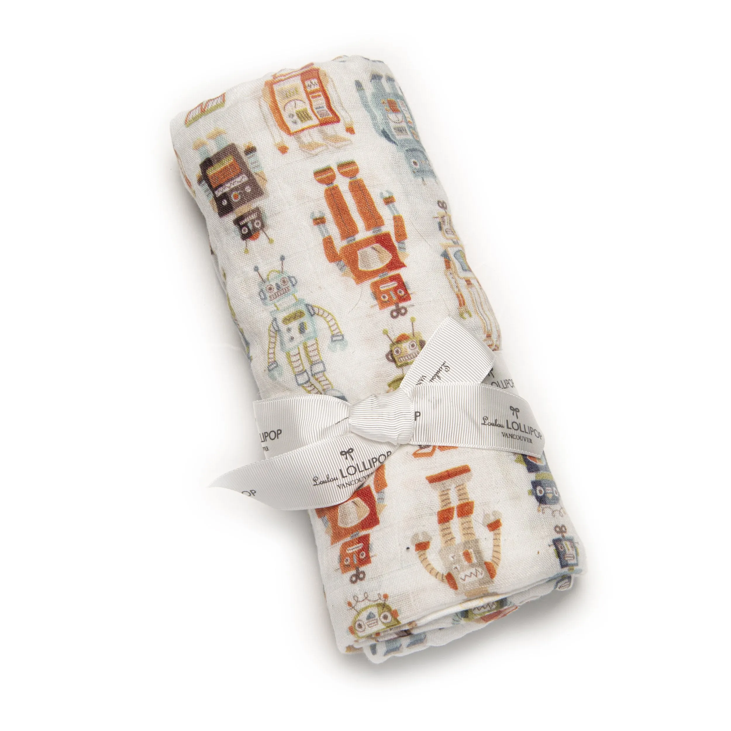 Muslin Swaddle - Robots