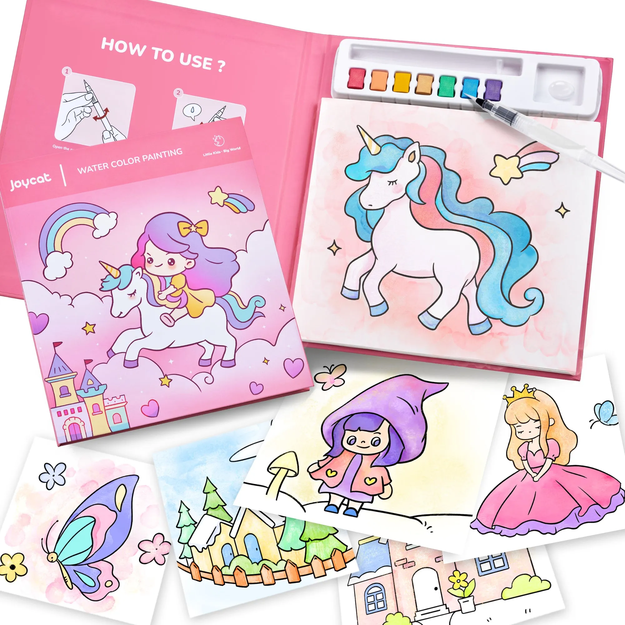 Paint with Water Coloring Books