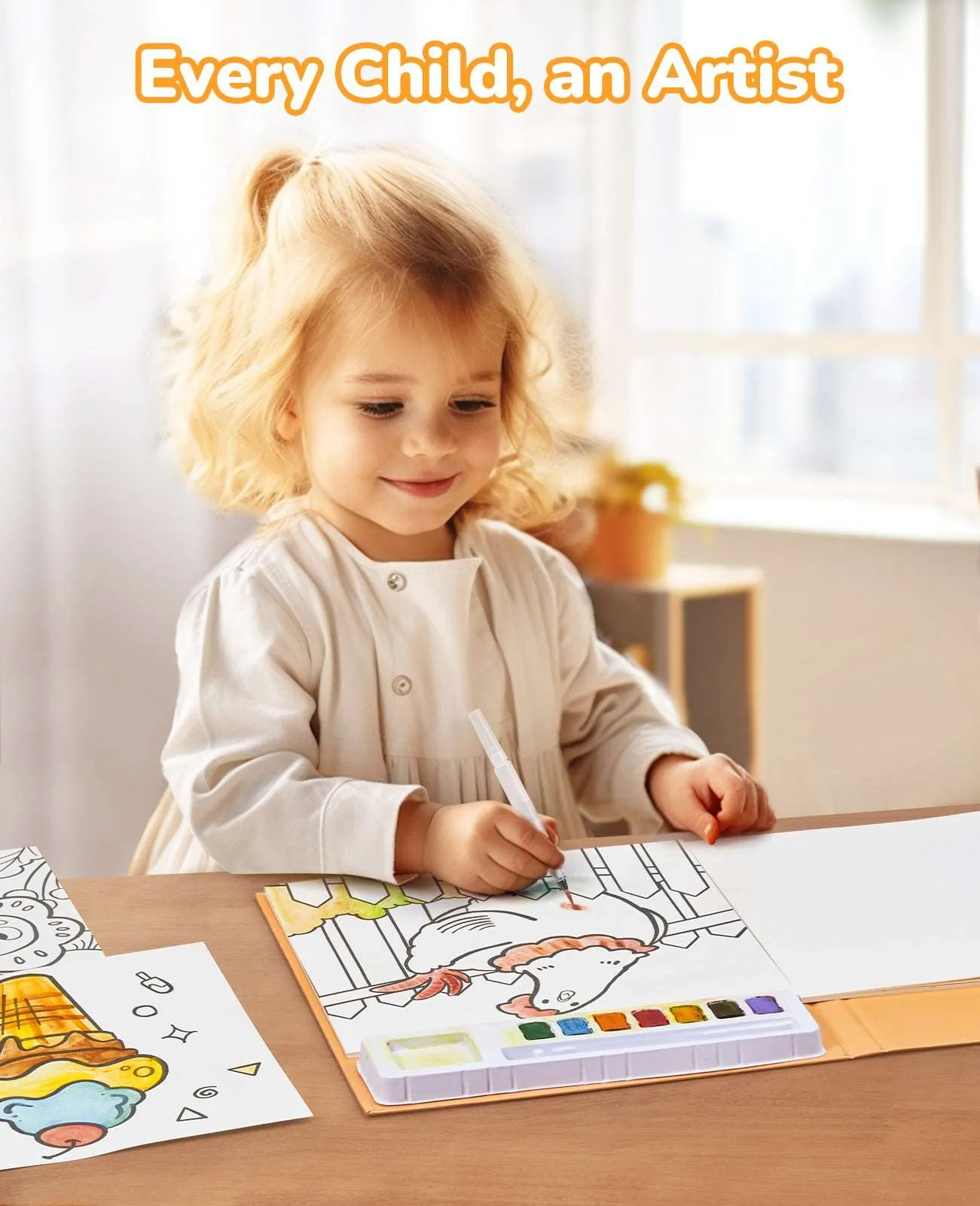 Paint with Water Coloring Books