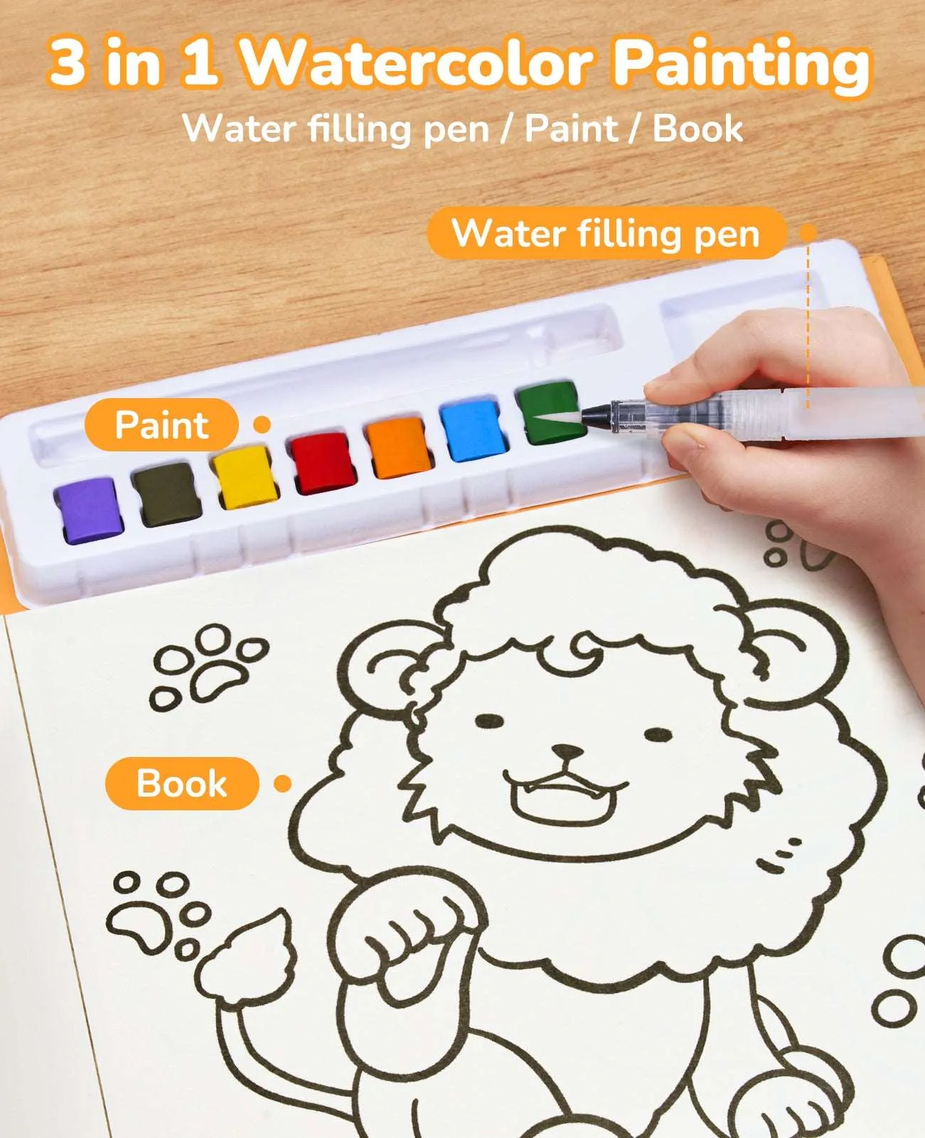 Paint with Water Coloring Books