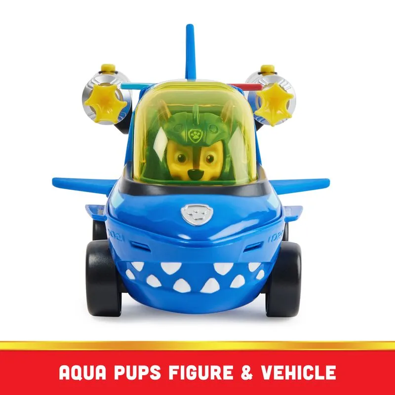 Paw Patrol Aqua Pups Themed Vehicles Chase's Shark Vehicle