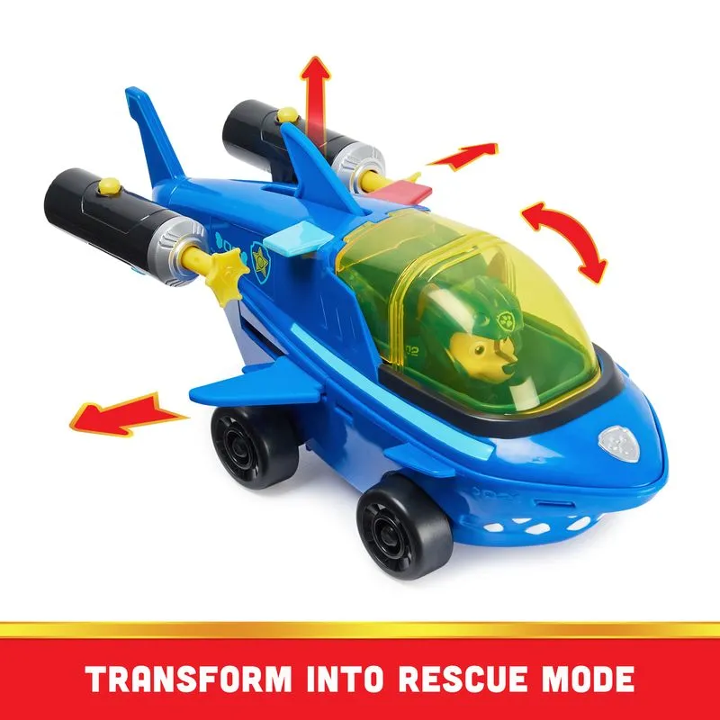 Paw Patrol Aqua Pups Themed Vehicles Chase's Shark Vehicle