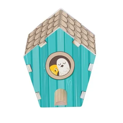 ROMPECABEZAS DE CONSTRUCCION DE CASAS DE PAJAROS