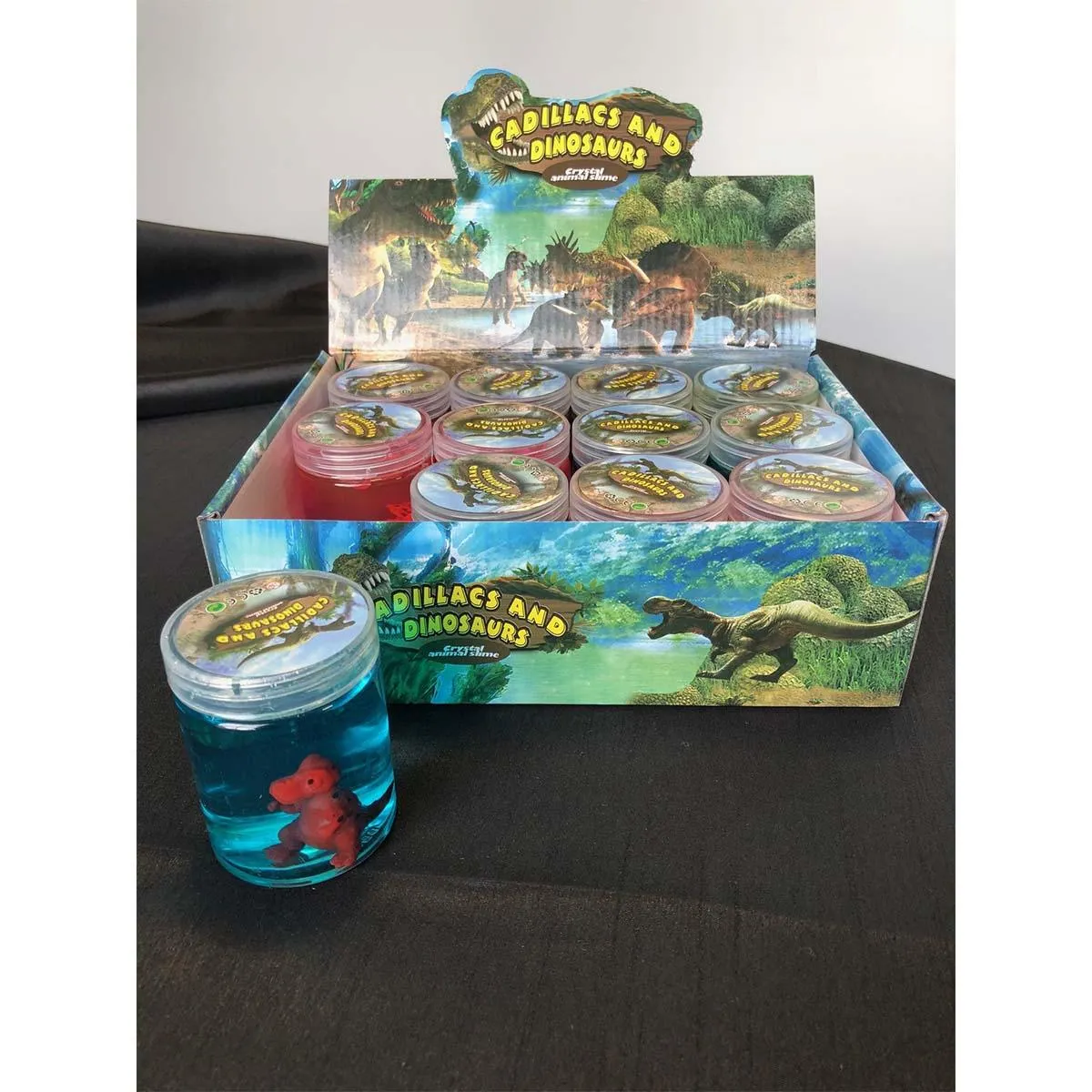Slime with dinosaur, Assortment, 1 Count