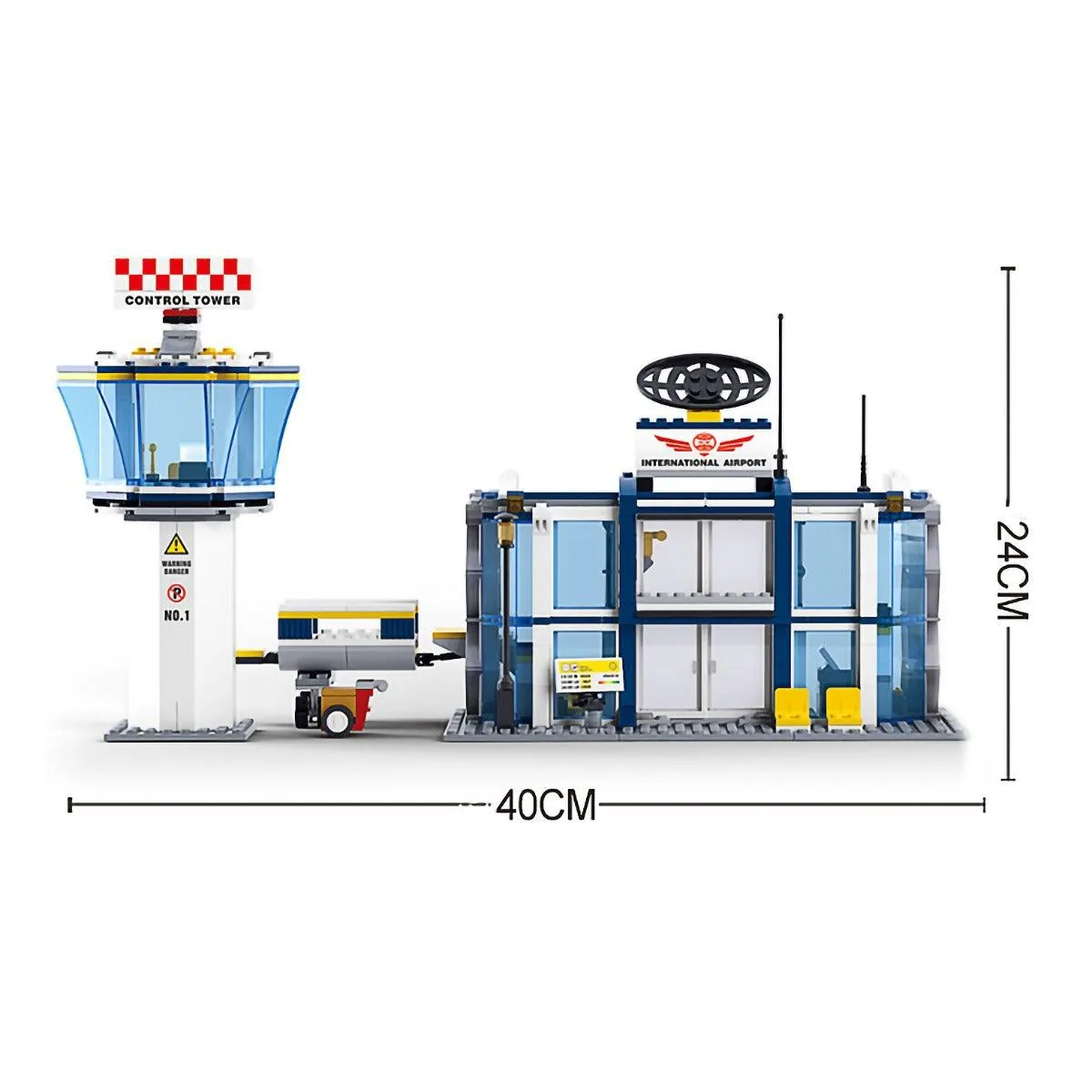 Sluban Aviation-International Airport Building Blocks For Ages 6 