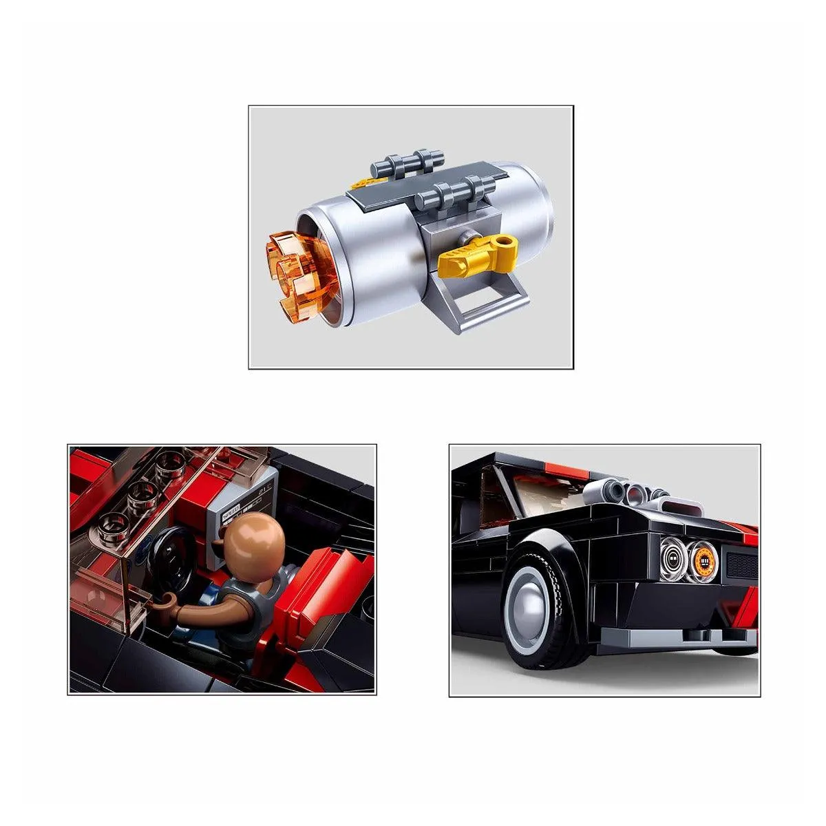 Sluban MODIFIED CAR 2IN1 Building Blocks For Ages 8 