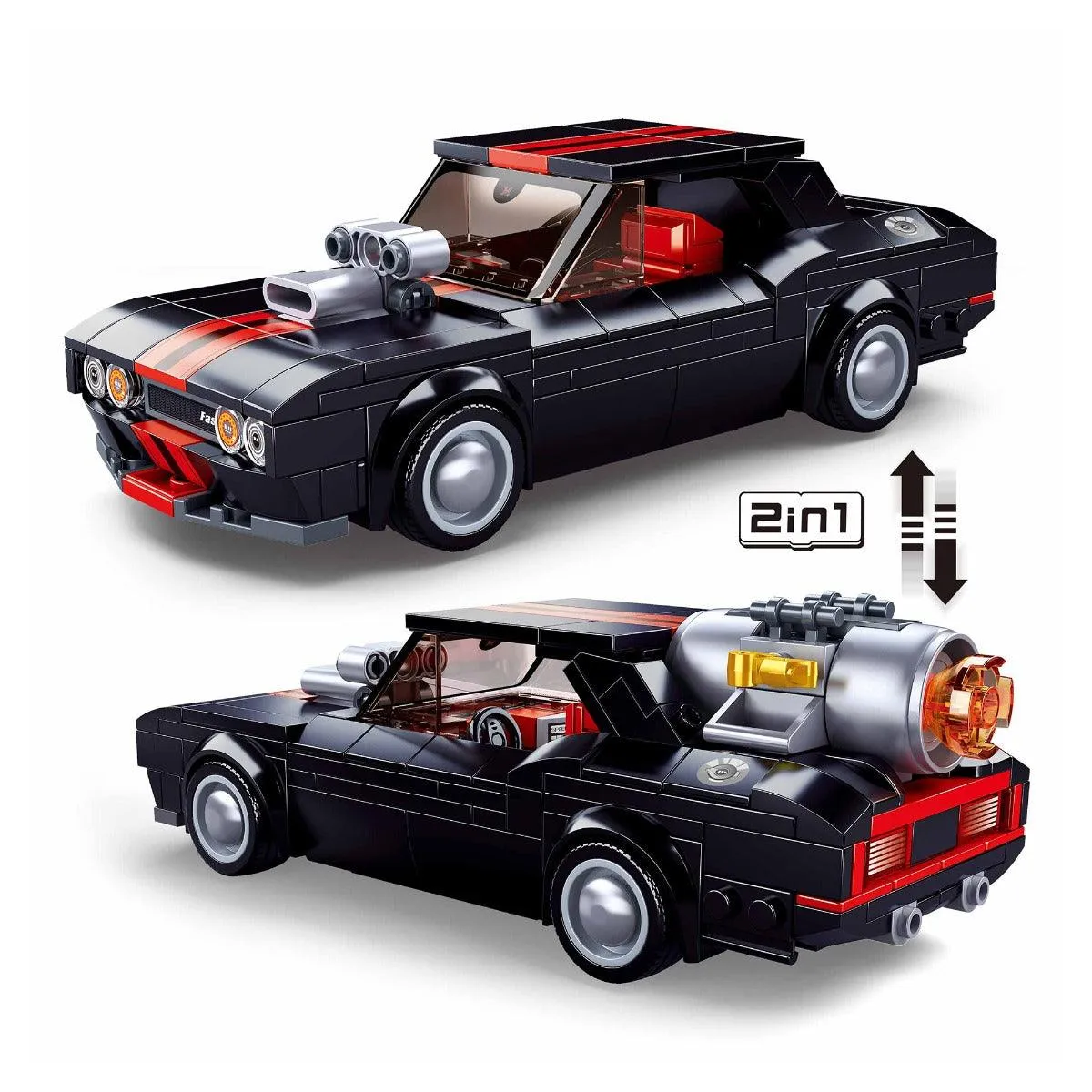 Sluban MODIFIED CAR 2IN1 Building Blocks For Ages 8 
