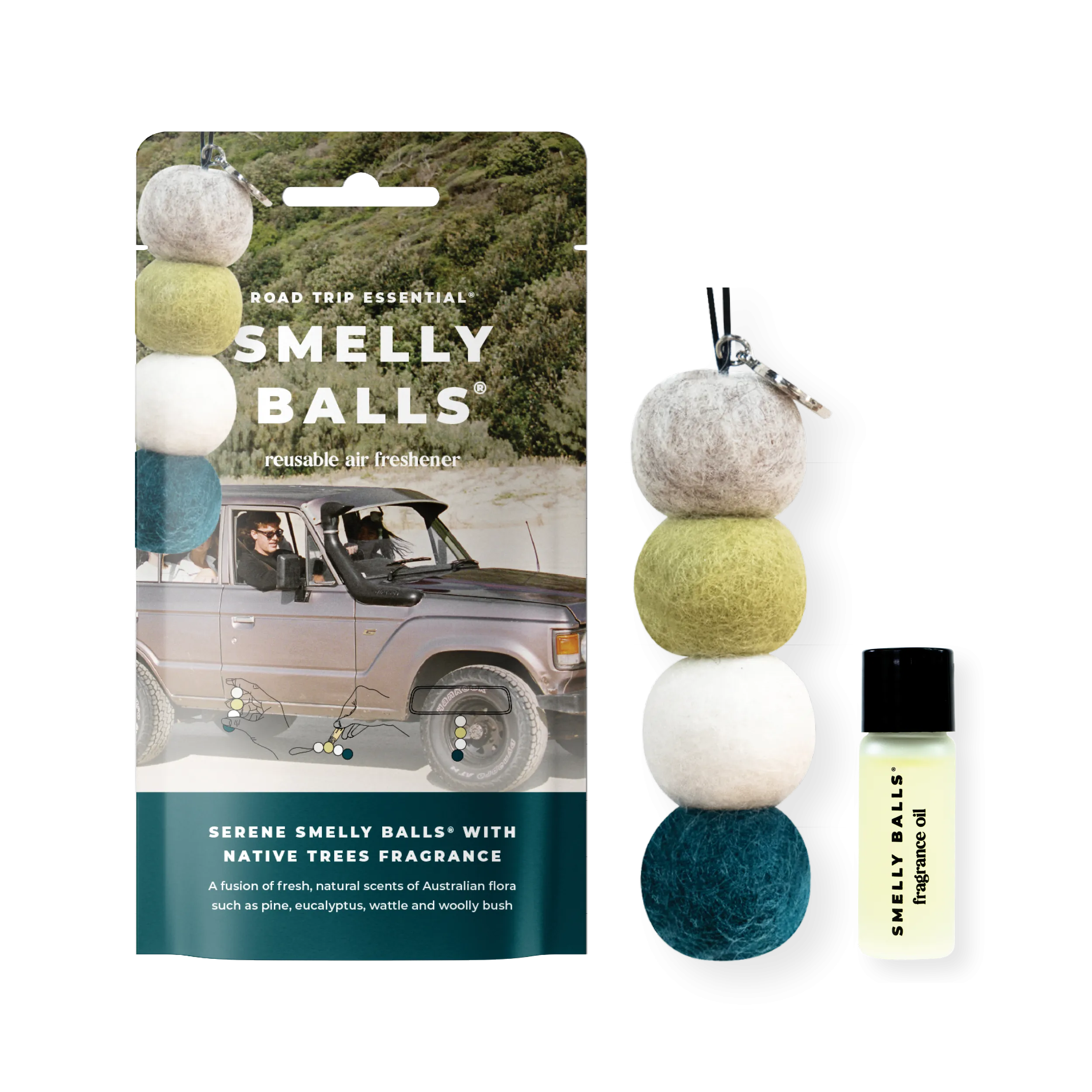 Smelly Balls Reusable Air Freshener Set