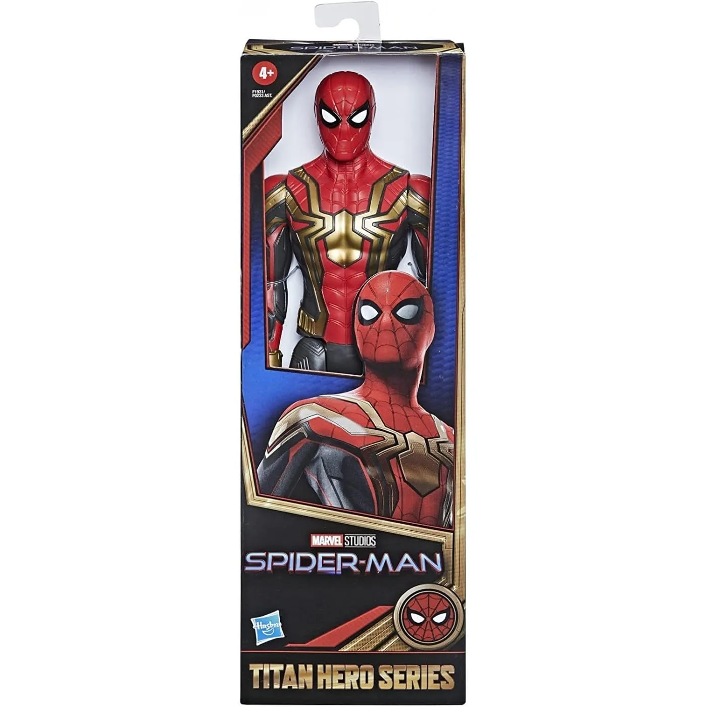 Spiderman Marvel Spider-Man Titan Hero Series 30-cm Iron Spider Integration Suit Spider-Man Action Figure Toy, Inspired by Spider-Man Movie, for Kids Ages 4 and Up