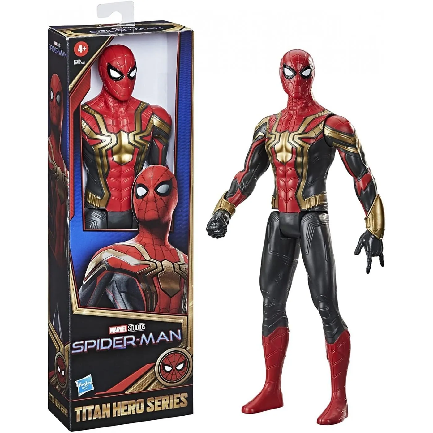 Spiderman Marvel Spider-Man Titan Hero Series 30-cm Iron Spider Integration Suit Spider-Man Action Figure Toy, Inspired by Spider-Man Movie, for Kids Ages 4 and Up