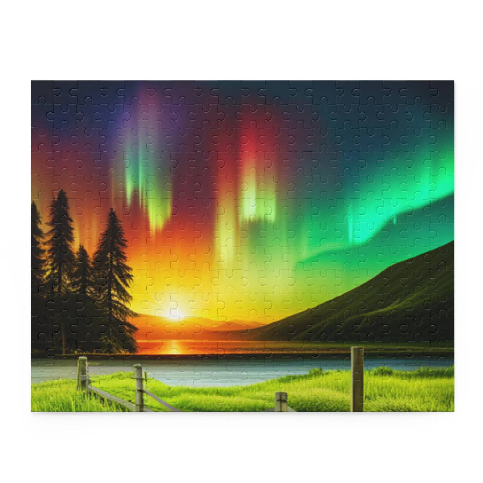 Stunning Lights in the Sky Puzzle (120, 252, 500-Piece)